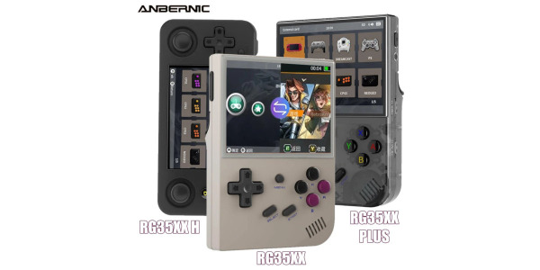 Portable handheld video game console, ANBERNIC RG35XX PLUS Handheld Game Player 3.5″ IPS 640*480